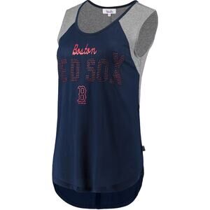 MLB Boston Red Sox Tank Top Navy/Gray Womens Size XS (NWT)